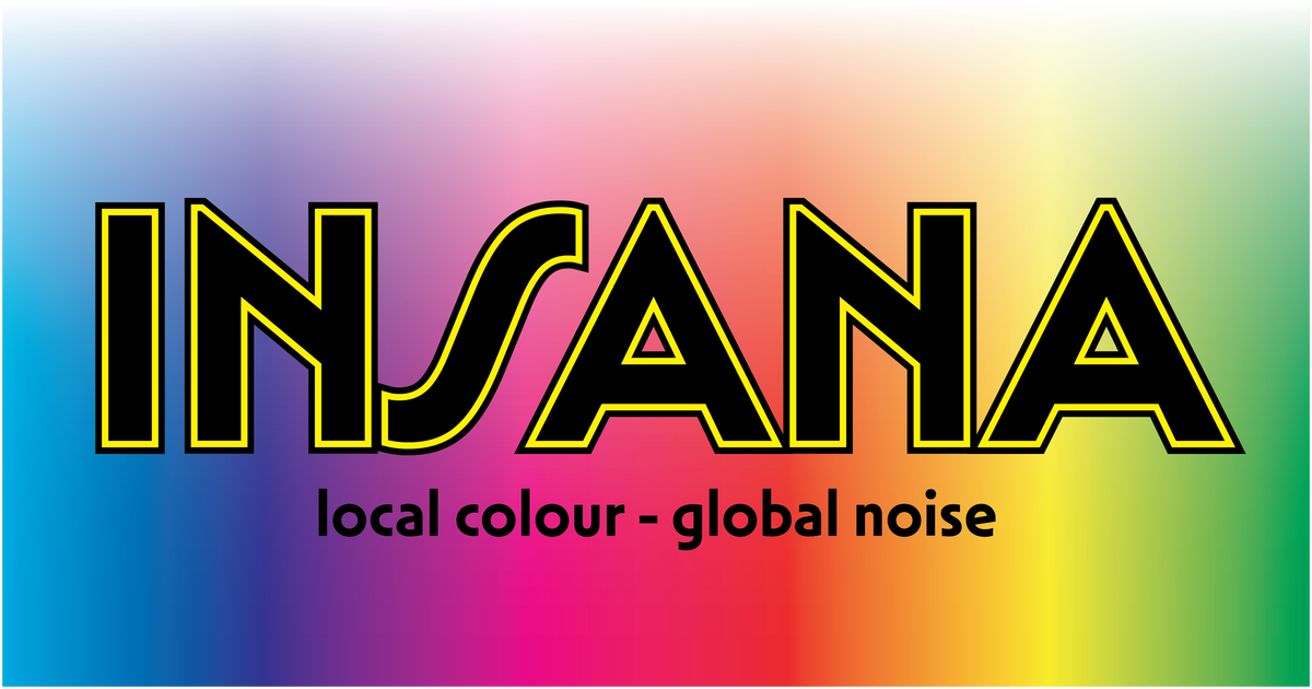 INSANA logo on a rainbow-coloured background.
