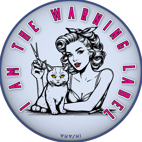I Am the Warning Label Sticker