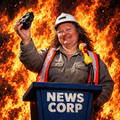 Photorealistic Political Satire image variation