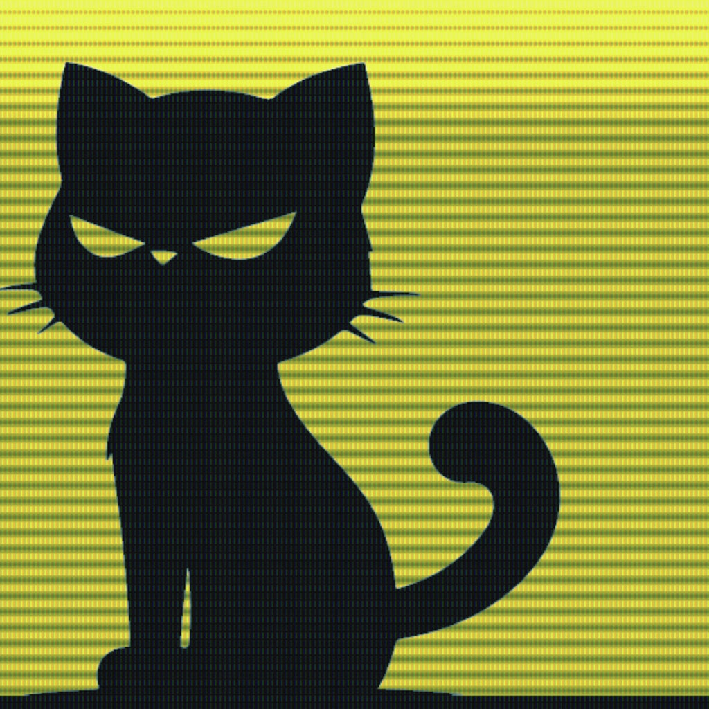 Promo video with three text scenes about the Black Kat 006 sticker, a shot of the sticker, and INSANA’s website address.